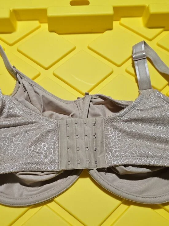 Chantelle 1891 Ultra Lace Bra 34GG 34J Nude Beige Unlined Underwire NWT NEW - Picture 11 of 16